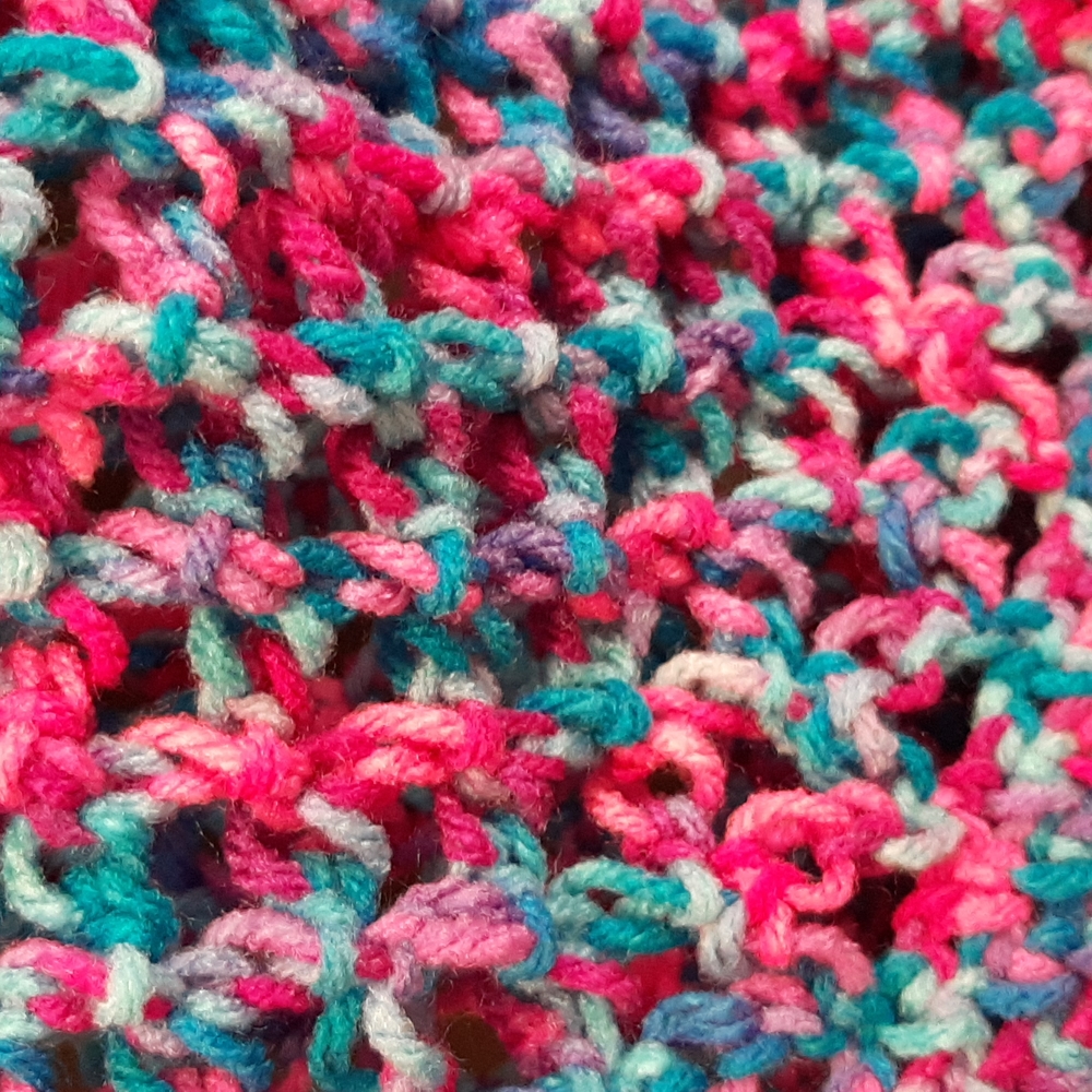 Multi Color Crochet Bag - Picture 4 of 7